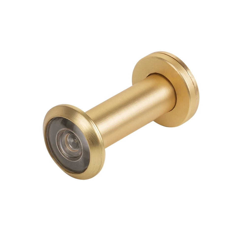 Фото Глазок дверной, оптика пластик DV 3/90-50/Z (VIEWER 3 DVZ) SSG сатинированное золото