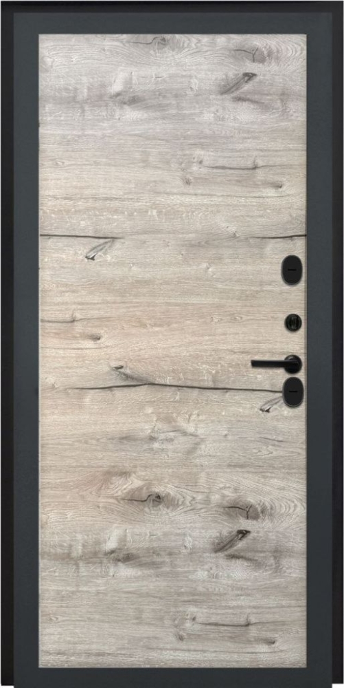 Входная дверь ДвериПРО L-3b Без фрезеровки Дуб пацифик горизонт DPRO195671 внутренняя сторона