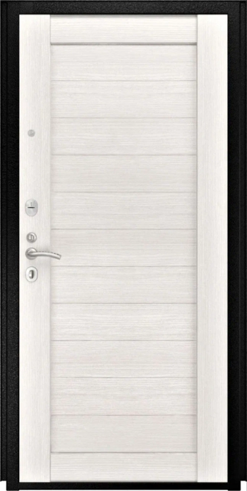 Входная дверь ДвериПРО Модель L-48 СБ-3 листв. бел. (21 беленый дуб) DPRO195721 внутренняя сторона