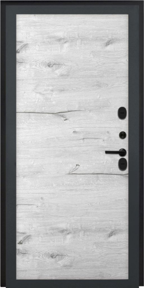 Входная дверь ДвериПРО Д-68 Без фрезеровки Дуб арктик горизонт DPRO195664 внутренняя сторона