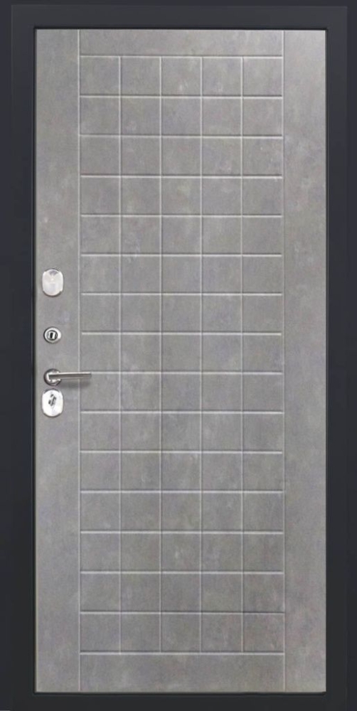 Входная дверь ДвериПРО Квадро ФЛ-256 (10мм, бетон пепельный) DPRO196474 внутренняя сторона