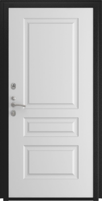 Входная дверь L - 3b Эмаль L-2 (16мм, белая эмаль) внутренняя сторона