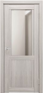Межкомнатная дверь Легенда К-12 тон Белая лиственница Зеркало