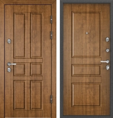 Дверь Цербер 12-2 Термо ВиноритPro+Golden Oak Сменная панель